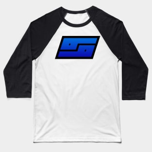 Cancer Blue Gradient Baseball T-Shirt